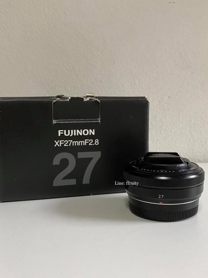 ขายเลนส์ Fujinon XF 27mm f2.8 (สีดำ) สภาพสวย อดีตประกันศูนย์ อุปกรณ์ครบกล่อง‼️